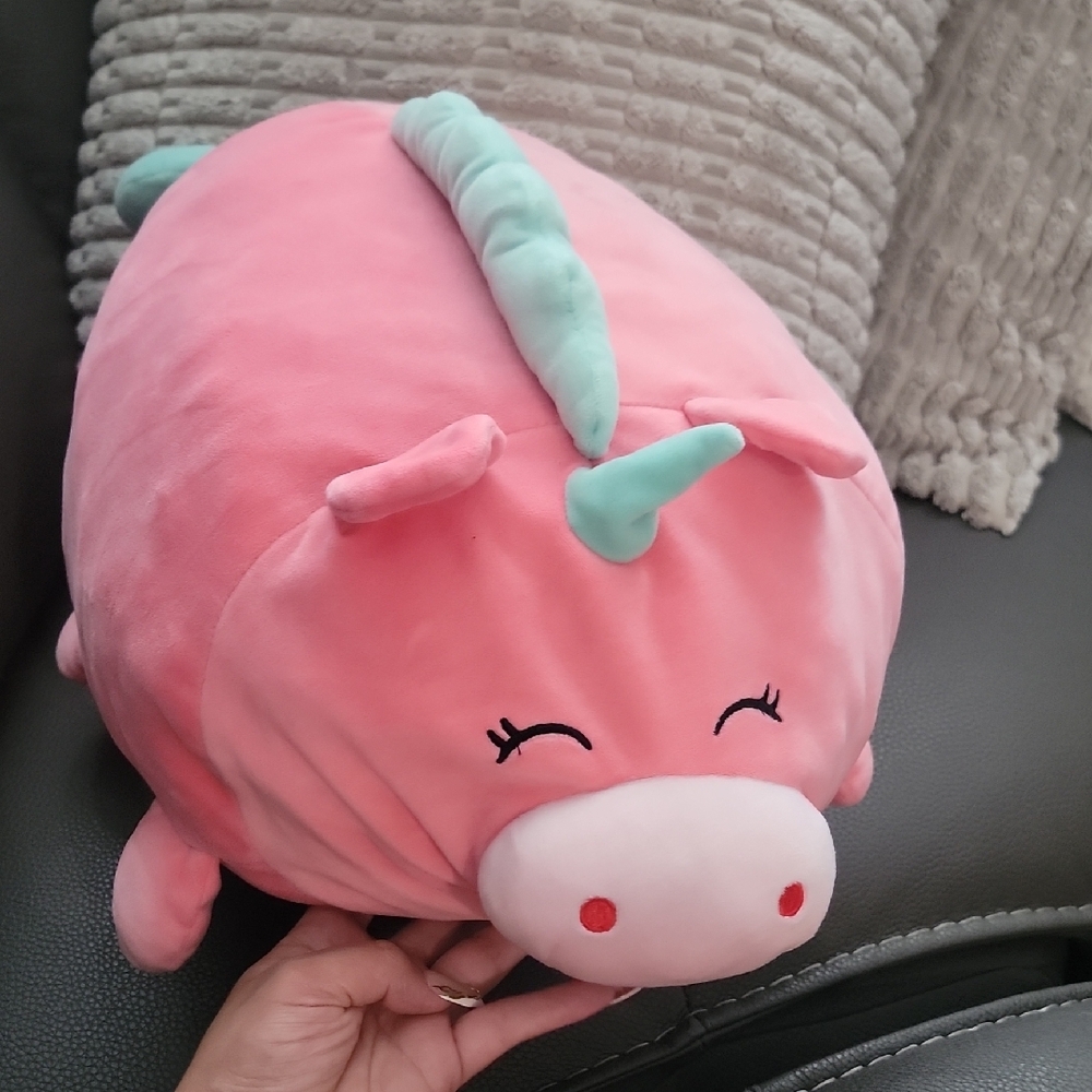 Plush Pink Unicorn Stuffed Toy for Kids